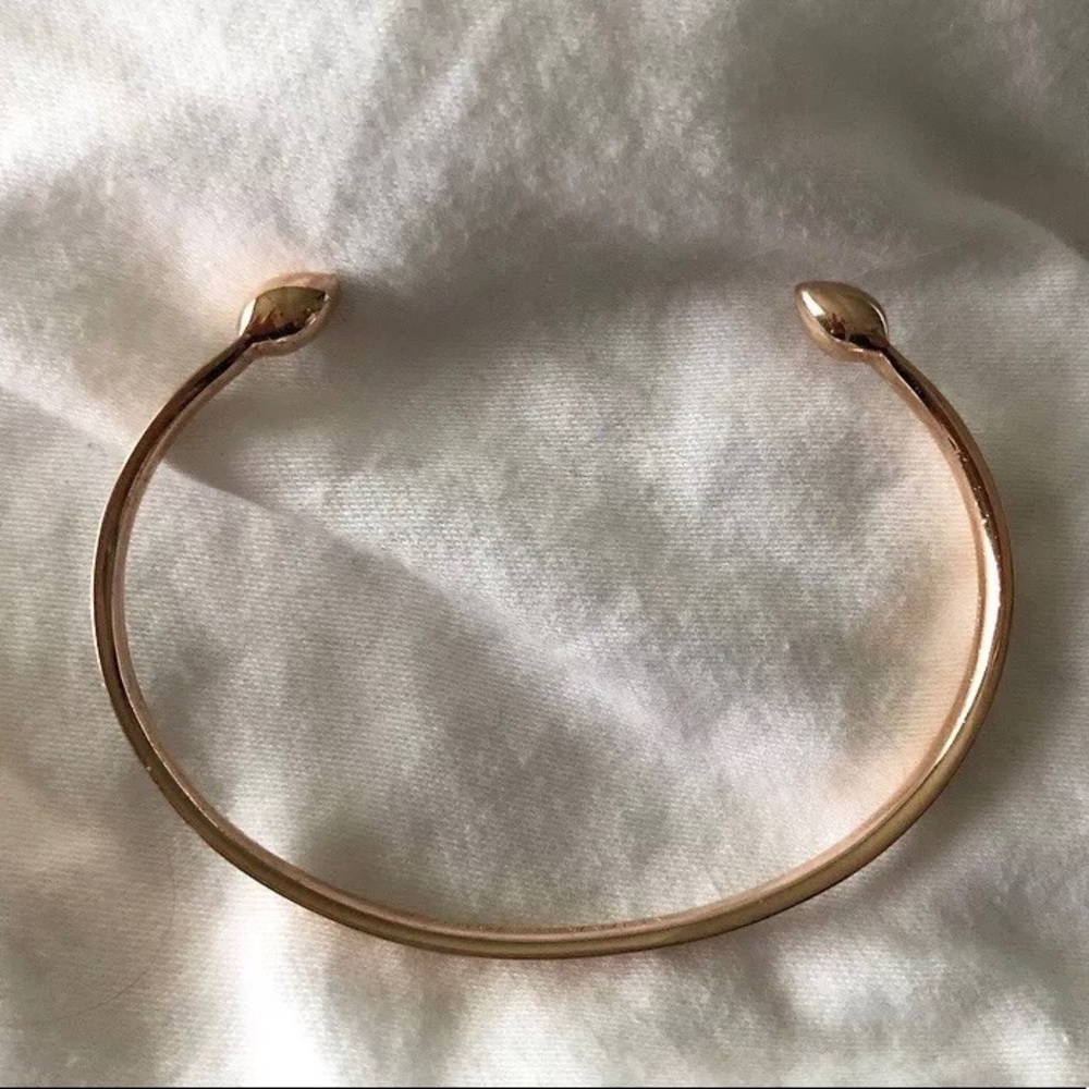 Monica Vinader Fiji Cuff 18ct Rose Gold Vermeil